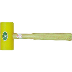 Plastic Mallet - 14 oz Hickory Handle-2 1/8″ Head Diameter - Exact Tool & Supply