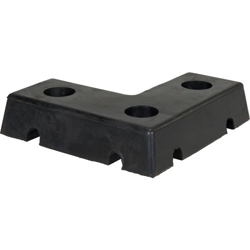 L Shaped Molded Bumper 4 × 18 × 18 - Exact Tool & Supply