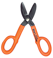 1-3/4'' Blade Length - 7'' Overall Length - Straight Cutting - Straight Patter Snips - Exact Tool & Supply