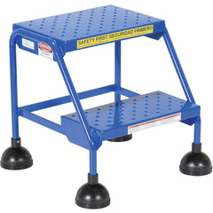 Spring Loaded Roll Ladder Perf 2 Stp Blu - Exact Tool & Supply
