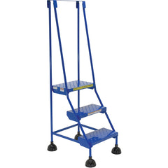 Spring Loaded Roll Ladder Perf 3 Stp Blu - Exact Tool & Supply