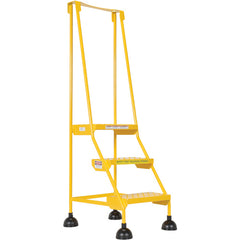 Spring Loaded Roll Ladder Perf 3 Stp Yel - Exact Tool & Supply