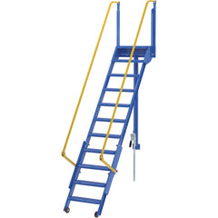Folding Mezzanine Ladder 108″ - Exact Tool & Supply