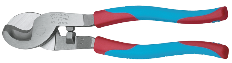 Cable Cutter -- 9'' (Rubber Grip) - Exact Tool & Supply
