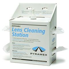Lens Clean Station- 16 Oz Silicone Spray-1200 Tissues - Exact Tool & Supply