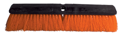 24" - Orange Safety Broom Without Handle - Exact Tool & Supply