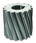 2-1/2 x 5/16 x 1 - HSS - Plain Milling Cutter - Light Duty - 16T - Uncoated - Exact Tool & Supply
