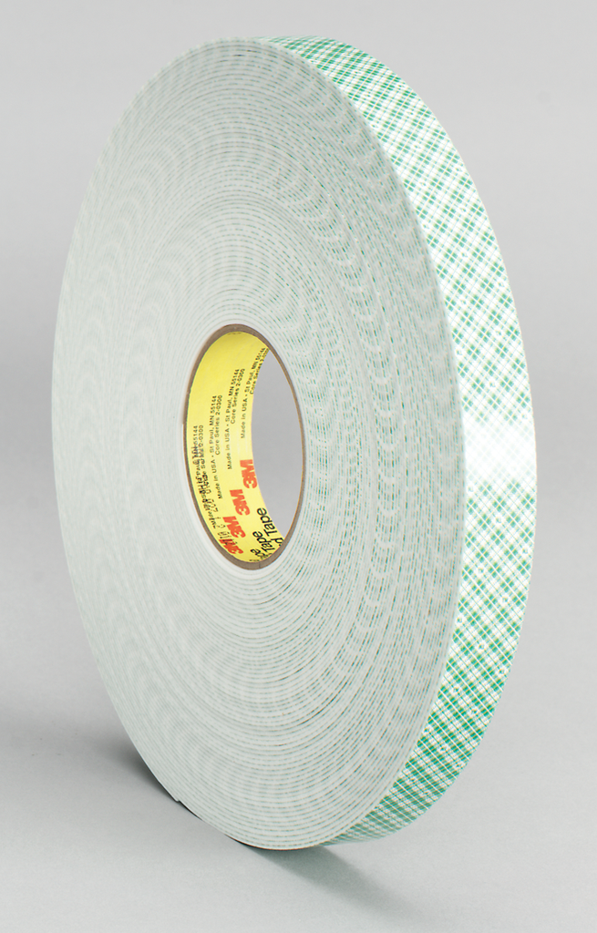 List 4016 3/4" x 36 yds - Industrial Duty Double Coated Urethane Foam Tape - Exact Tool & Supply