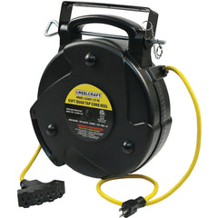 Cord Reel, Quad Tap Outlet - Exact Tool & Supply