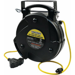 Cord Reel, Quad Tap Outlet - Exact Tool & Supply