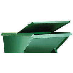 Steel Hopper Lid-Front 1 Cu Yd - Exact Tool & Supply