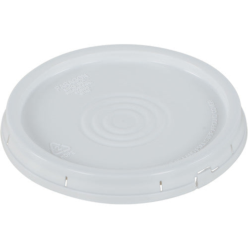‎Tear-Tab Lid For 3.5 - 5 - 6 Gal White - Exact Tool & Supply
