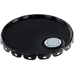 Spout Top Steel Lid 5 Gallon Black - Exact Tool & Supply