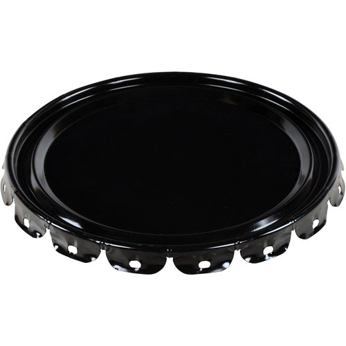 Un Rated Steel Lid 5 Gallon Black - Exact Tool & Supply