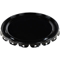 Un Rated Steel Lid 5 Gallon Black - Exact Tool & Supply