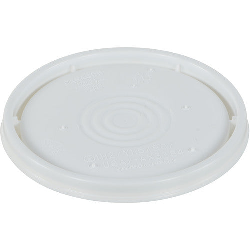 Un Rated Plastic Lid 5 Gallon White - Exact Tool & Supply