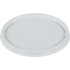 Un Rated Plastic Lid 5 Gallon White - Exact Tool & Supply