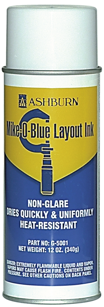 Mike-O-Blue Layout Ink - #G-5008-14 - 1 Gallon Container - Exact Tool & Supply