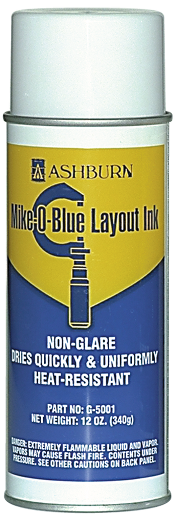 Mike-O-Blue Layout Ink - #G-5006-14 - 1 Gallon Container - Exact Tool & Supply