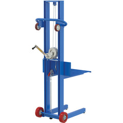 Steel Winch Lite Load Lifter Fi x Wheel W/Flr&Wh Lock - Exact Tool & Supply