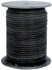 #L12RM100 - 1/2'' ID x 100 Feet - Black Rubber - Rubber Hose - Exact Tool & Supply