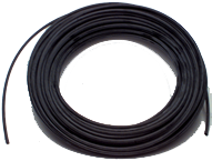 #NC0650100K - 3/8 OD - Black Nylon - Tubing-100 Feet per Reel - Exact Tool & Supply