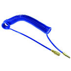 #PR1210BB - 1/2 MPT x 10 Feet - Dark Blue - Flexcoil - Exact Tool & Supply