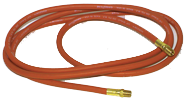 #4625 - 3/8'' ID x 25 Feet - 2 Male Fitting(s) - Air Hose with Fittings - Exact Tool & Supply