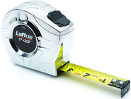 TAPE MEASURE; 1"X33'; CHROME CASE - Exact Tool & Supply