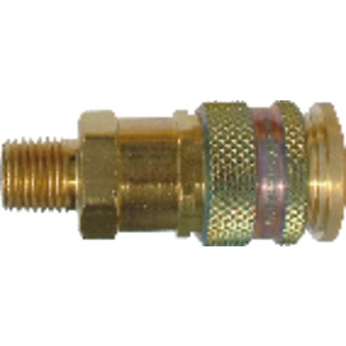 Model 112–1/4″ MPT–1/4″ Body Size - Megaflow High Flow Coupler - Exact Tool & Supply