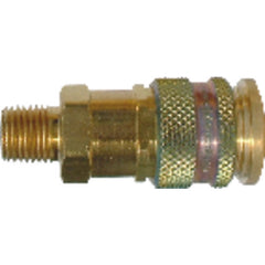 Model 112–1/4″ MPT–1/4″ Body Size - Megaflow High Flow Coupler - Exact Tool & Supply
