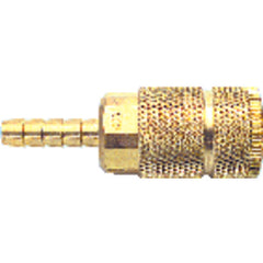 Model 163–1/4″ Hose Barb–1/4″ Body Size - Truflate Interchange Coupler - Exact Tool & Supply