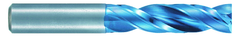 5.7mm Dia. - X 82mm OAL - 3XD-Carbide-Drill-Aqua EX Coated - Exact Tool & Supply