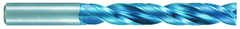 10.3mm Dia. - X 138mm OAL - 5XD-Carbide-Drill-Aqua EX Coated - Exact Tool & Supply