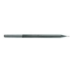 1/64 Dia. x 2-1/2 Overall Length 3-Flute Square End Solid Carbide SE End Mill-Round Shank-Center Cut-Amorphous Diamond - Exact Tool & Supply