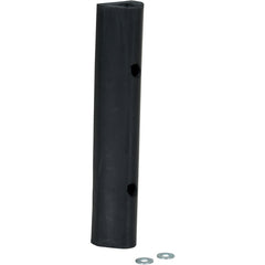 E x truded Rubber Fender Bumper 12 × 2 × 1.75 - Exact Tool & Supply