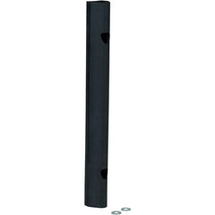 E x truded Rubber Fender Bumper 18 × 2 × 1.75 - Exact Tool & Supply