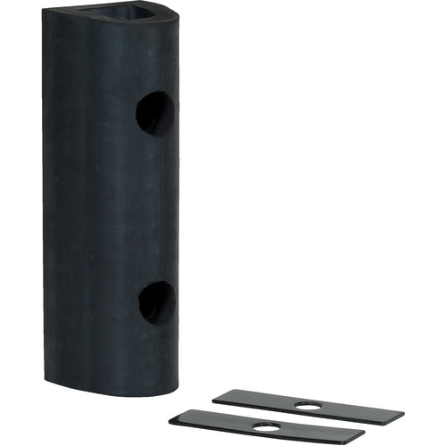 E x truded Rubber Fender Bumper 12 × 4.25 × 4 - Exact Tool & Supply
