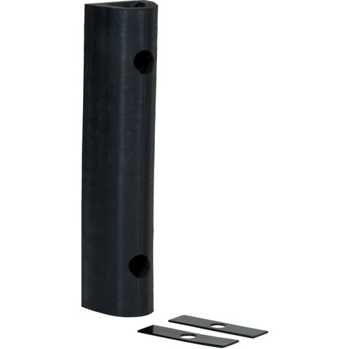 E x truded Rubber Fender Bumper 18 × 4.25 × 4 - Exact Tool & Supply