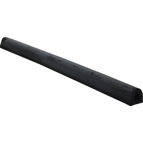 E x truded Rubber Fender Bumper 120 × 6 × 6 - Exact Tool & Supply