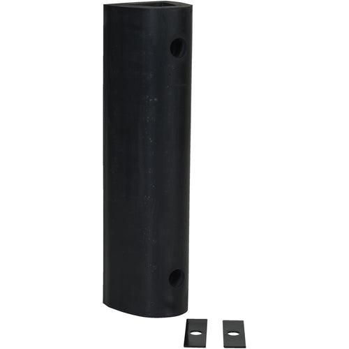 E x truded Rubber Fender Bumper 24 × 6 × 6 - Exact Tool & Supply