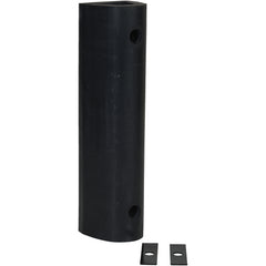E x truded Rubber Fender Bumper 24 × 6 × 6 - Exact Tool & Supply