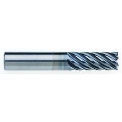 20mm Dia. - 42mm LOC - 104mm OAL - 7 FL Carbide End Mill - AlCrNx - Exact Tool & Supply
