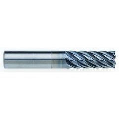 16mm Dia. - 34mm LOC - 92mm OAL - 1mm CR 7FL Carbide End Mill - AlCrNx - Exact Tool & Supply