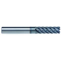 1/2" Dia. - 1-5/8" LOC - 3-1/2" OAL - .030 CR 7FL Carbide End Mill - AlCrNx - Exact Tool & Supply