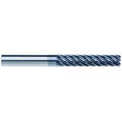 1/2" Dia. - 2-5/8" LOC - 5" OAL - 7 FL Carbide End Mill - AlCrNx - Exact Tool & Supply