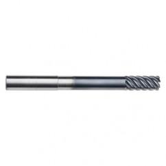 3/4" Dia. - 1-5/8" LOC - 6" OAL - .030 Radius 6 FL Carbide End Mill-Uncoated - Exact Tool & Supply