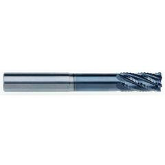 1/2" Dia. - 1" LOC - 4" OAL - .030 CR 6FL Carbide End Mill - AlCrNx - Exact Tool & Supply