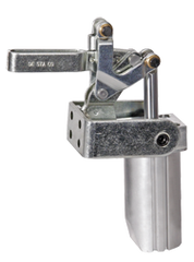 Vertical Pneumatic Cylinder - 700 lbs Holding Capacity; Bar Style Solid - Exact Tool & Supply