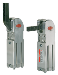 Pneumatic Enclosed Clamp - #81L20-10100 Horizontal Arm - 885 in-lbf Maximum Holding Torque - Exact Tool & Supply